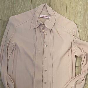 See By Chloe Women’s Light Pink Dress Shirt